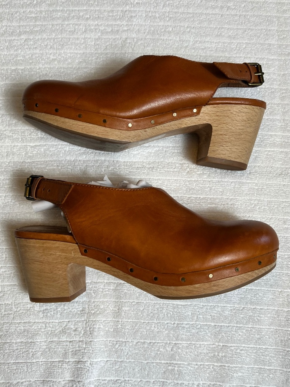 Madewell Mario Slingback Leather Clogs - Picture 4 of 15